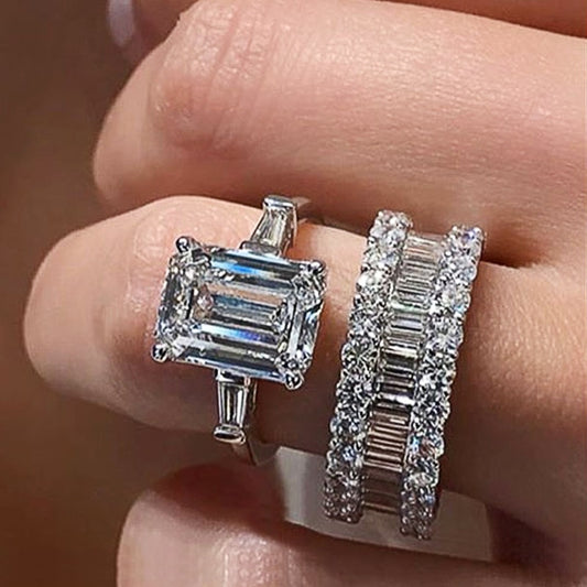 Luxury Big Crystal Zircon Wedding Jewelry for Women