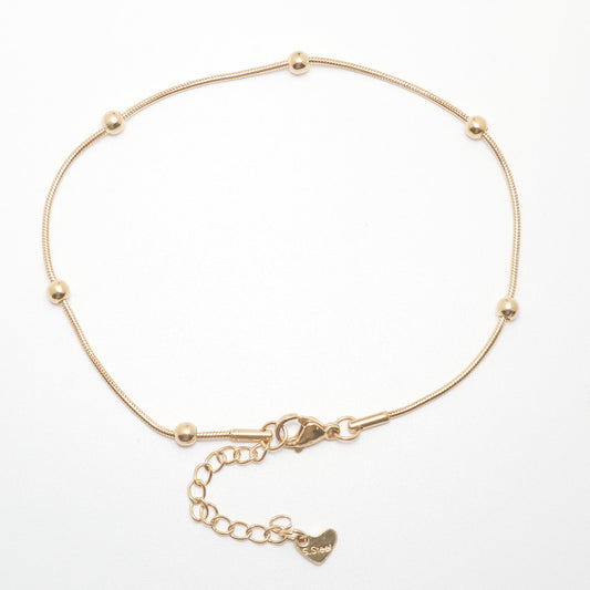 304 Stainless Steel Anklet For Women Gold Color