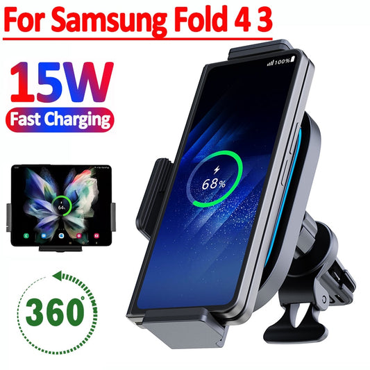 15W Car Wireless Charger Phone Holder