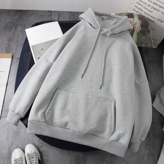 Pluche fluwelen hoodie