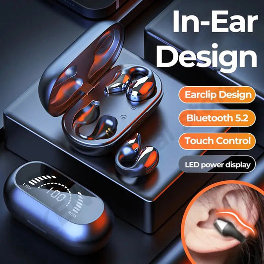 Wireless Headphones Clip Earphones Bluetooth Wireless