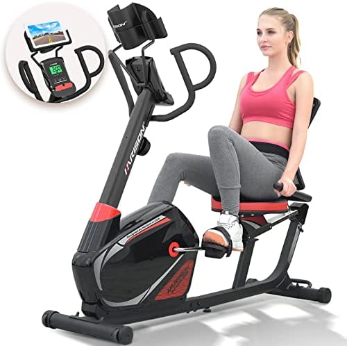 Exercise Bike with Arm Exerciser, Recumbent bikes for Adult Seniors