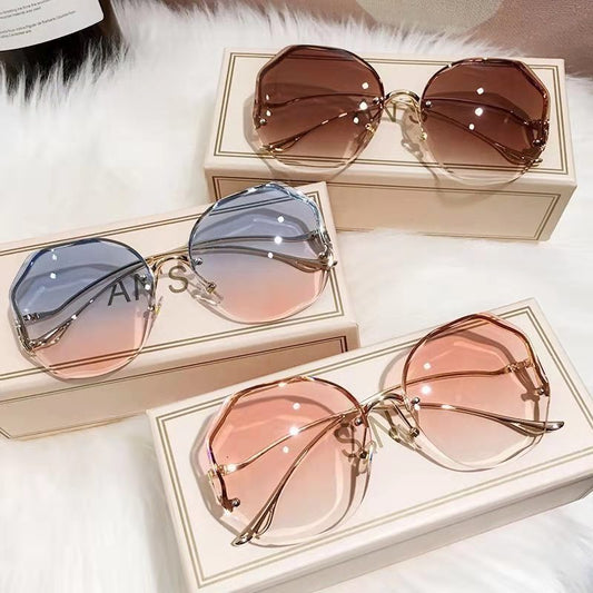 2023 Luxury Round Gradient Sunglasses Women