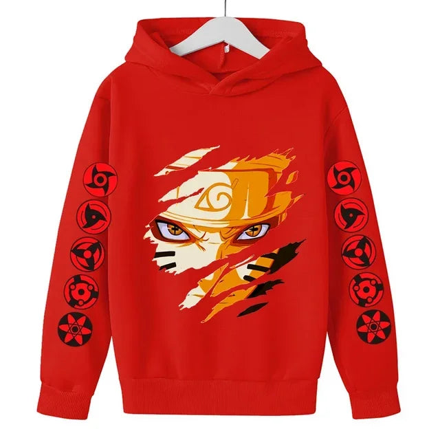 2024 Naruto anime children's hoodies