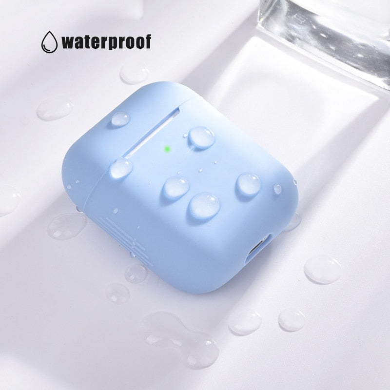 17 color Soft Silicone Protective Case For Apple Airpods 1 2
