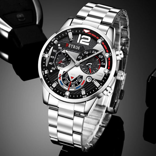 Fashion Mens Watches Luxury Stainless Steel