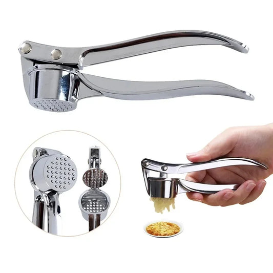 Garlic Press Crusher Mincer Kitchen Stainless Steel Garlic SmasherSqueezer Manual Press Grinding Tool Kitchen Accessories cocina