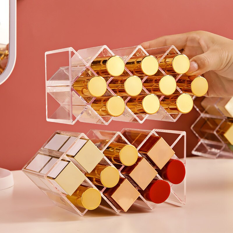 10/16/28 Grids Lipstick Storage Container