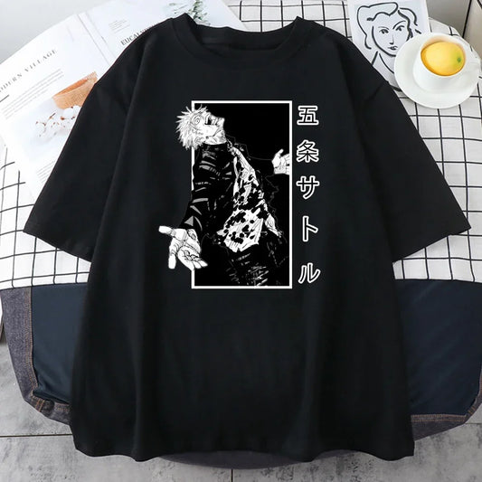 Women men's Jujutsu Kaisen T Shirt Girl Graphic Printed Fashion Harajuku 2023 Clothes Causal Female Y2K Tops Tee