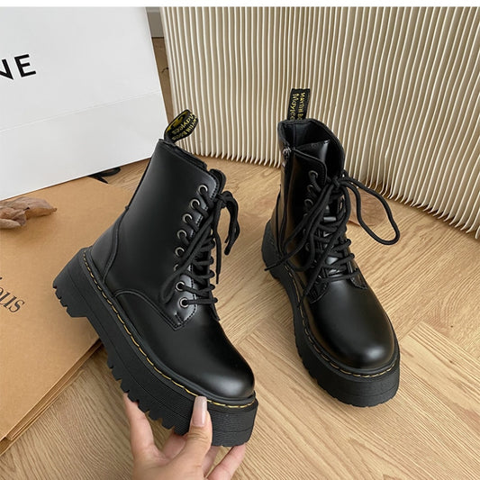 Women Lace-up Boots