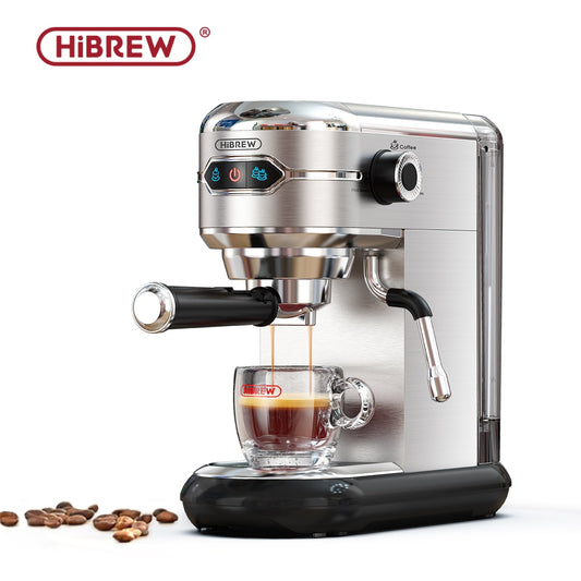 HiBREW Coffee Maker Cafetera 19 Bar Inox Semi Automatic