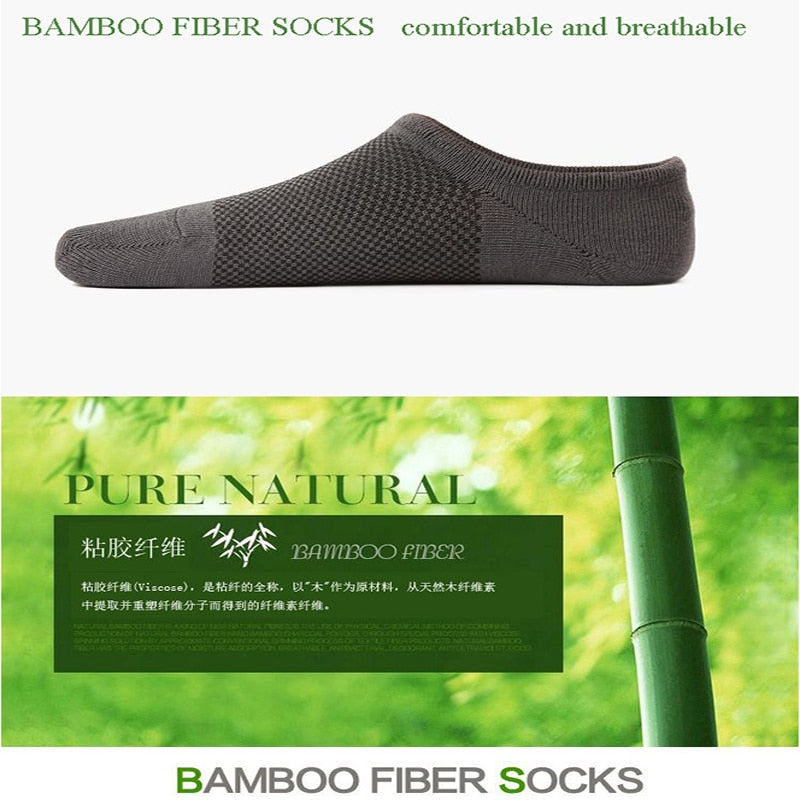 10Pairs Bamboo Socks Thin Summer Men's