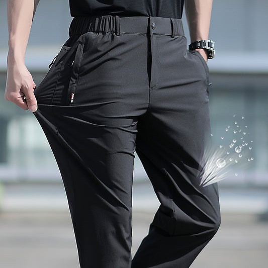 Men's Summer Pants Big Size Ice Silk