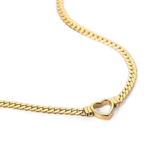 Casual Style Link Heart Chain For Women