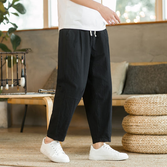Summer Men's Trousers Thin Soft Casual Pants