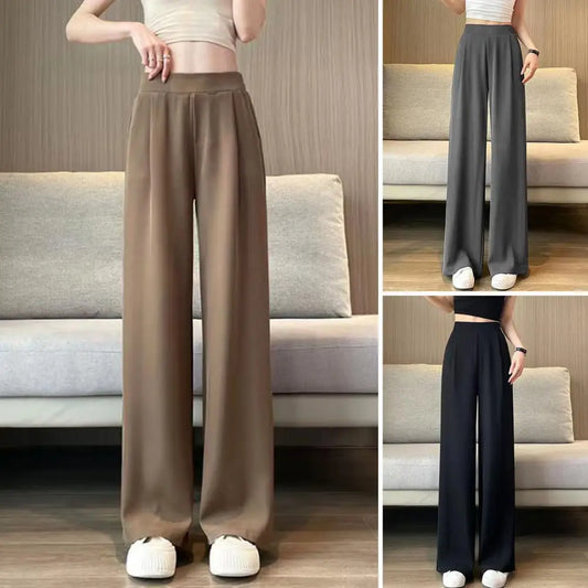 Loose Pants Women's Wide Leg Pants with Pockets