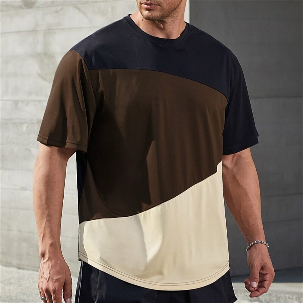 Summer Polyester Men'S T-Shirt