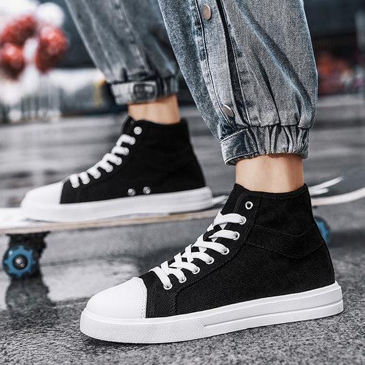 2023 Men's Casual Shoes Breathable High Top