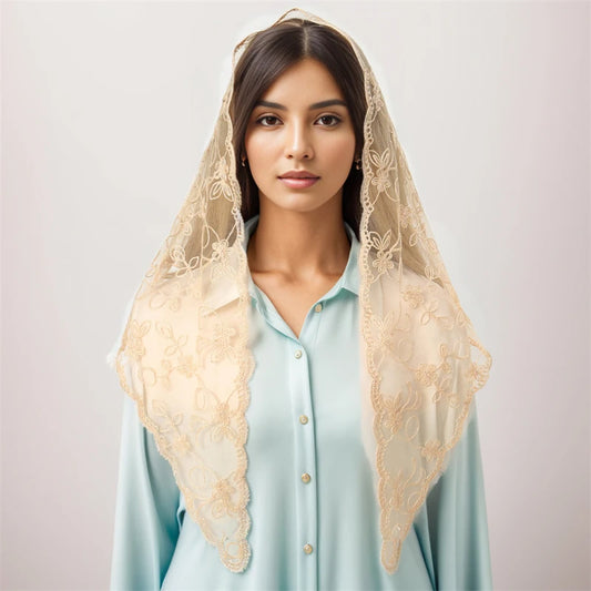 2024 Women Hijab Wrap Shawl Flower Lace Scarf Scarves Lady Fashion Wedding Headscarves Female Spring Summer Lady Accessories