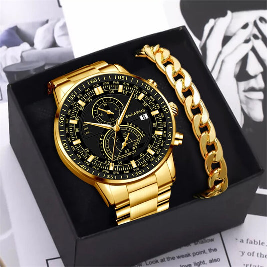 Fashion Mens Stainless Steel Watches Luxury