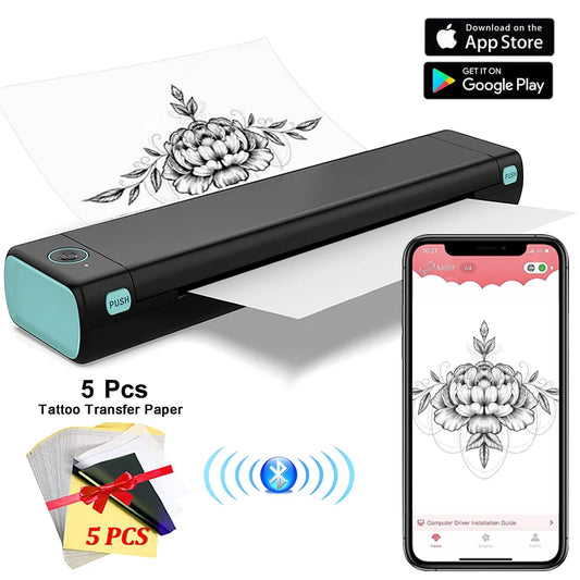 Printer No Ink Needed Bluetooth Smart Stencil Transfer Machine Support Multi-function Bluetooth Mode