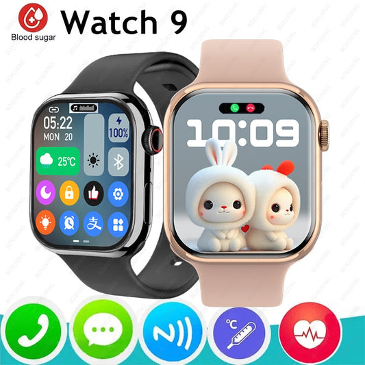 New Watch 9 Blood Glucose Smart Watch Men 2.05" Screen