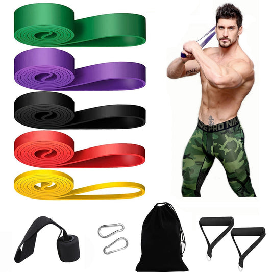 Long Resistance Bands Set Pull Up Assistance Band Exercise