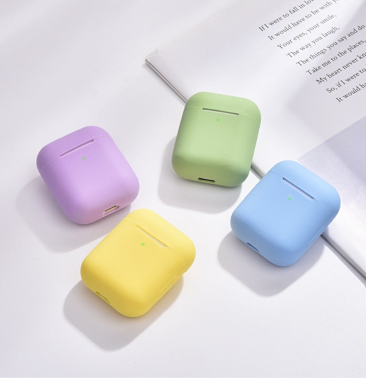 17 color Soft Silicone Protective Case For Apple Airpods 1 2