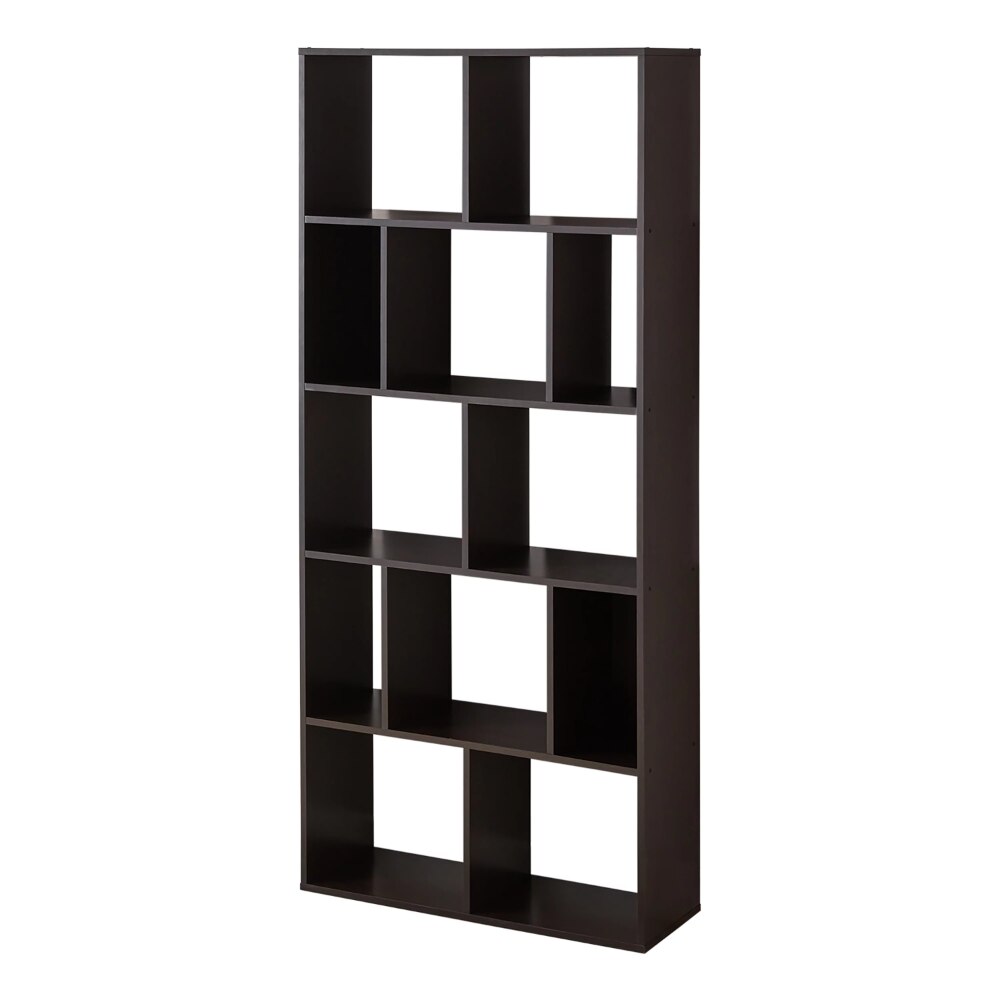 12-Cube Shelf Bookcase, Espresso  Book Shelf Furniture
