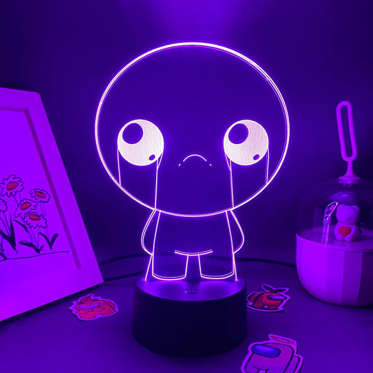 Hot Game The Binding of Isaac Rebirth 3D Led Neon Nightlight