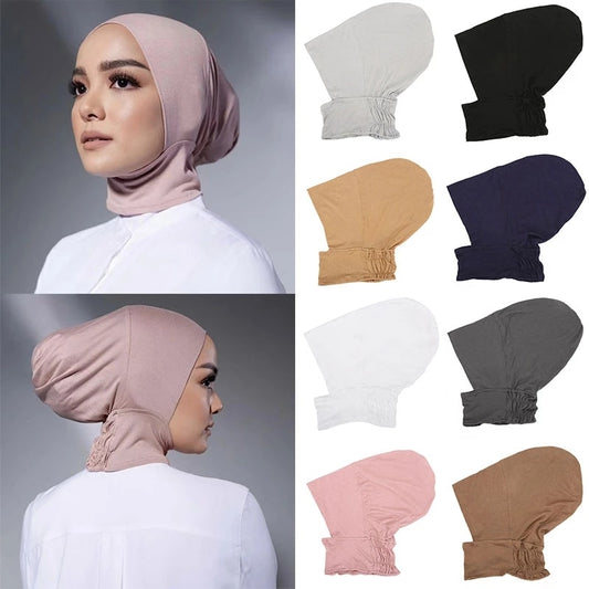 Muslim Inner Cap Hijab For Women Solid Underscarf Hijab