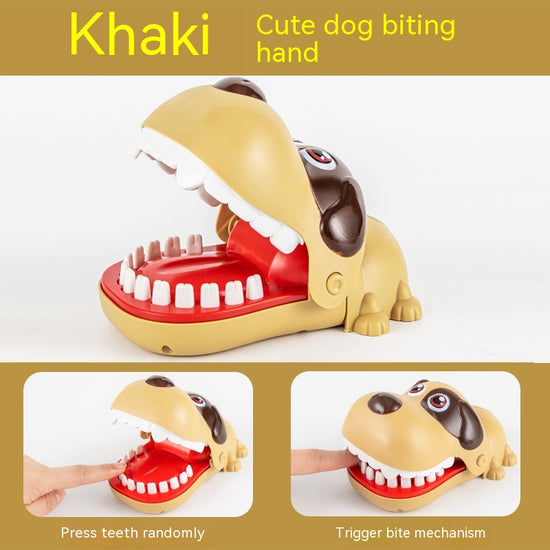 Bite Cute Dog 85107A Khaki